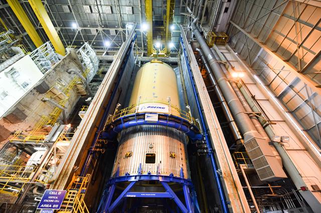 NASA image: Space Launch System Liquid Oxygen Tank Test Article Manufacturing at NASA’s Michoud Assembly Facility